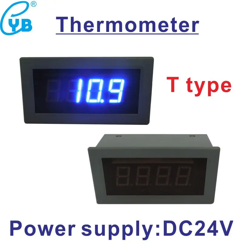 T Type Thermocouple Probe Car Temperature Controller Supply Voltage DC 24V LED Display Digital Temperature Meter Universal Type
T Type Thermocouple Probe Car Temperature Controller Supply Voltage DC 24V LED Display Digital Temperature Meter Universal Type