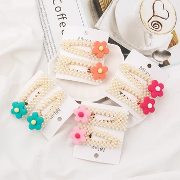2Pcs/Set Fashion Pearl Flower Hair Clip Elegant Korean Design Snap Barrette Stick Hairpin for Women Girls Hair Styling Accessori
2Pcs/Set Fashion Pearl Flower Hair Clip Elegant Korean Design Snap Barrette Stick Hairpin for Women Girls Hair Styling Accessori