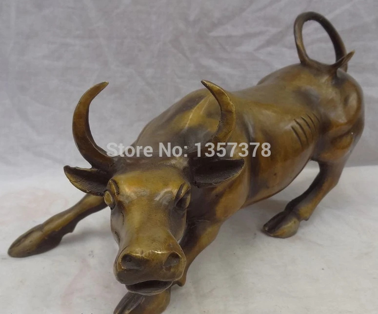 shitou 00489 12" Chinese Bronze Carved Animals Zodiac FengShui Wealth Strong Bull Ox Statue
shitou 00489 12" Chinese Bronze Carved Animals Zodiac FengShui Wealth Strong Bull Ox Statue