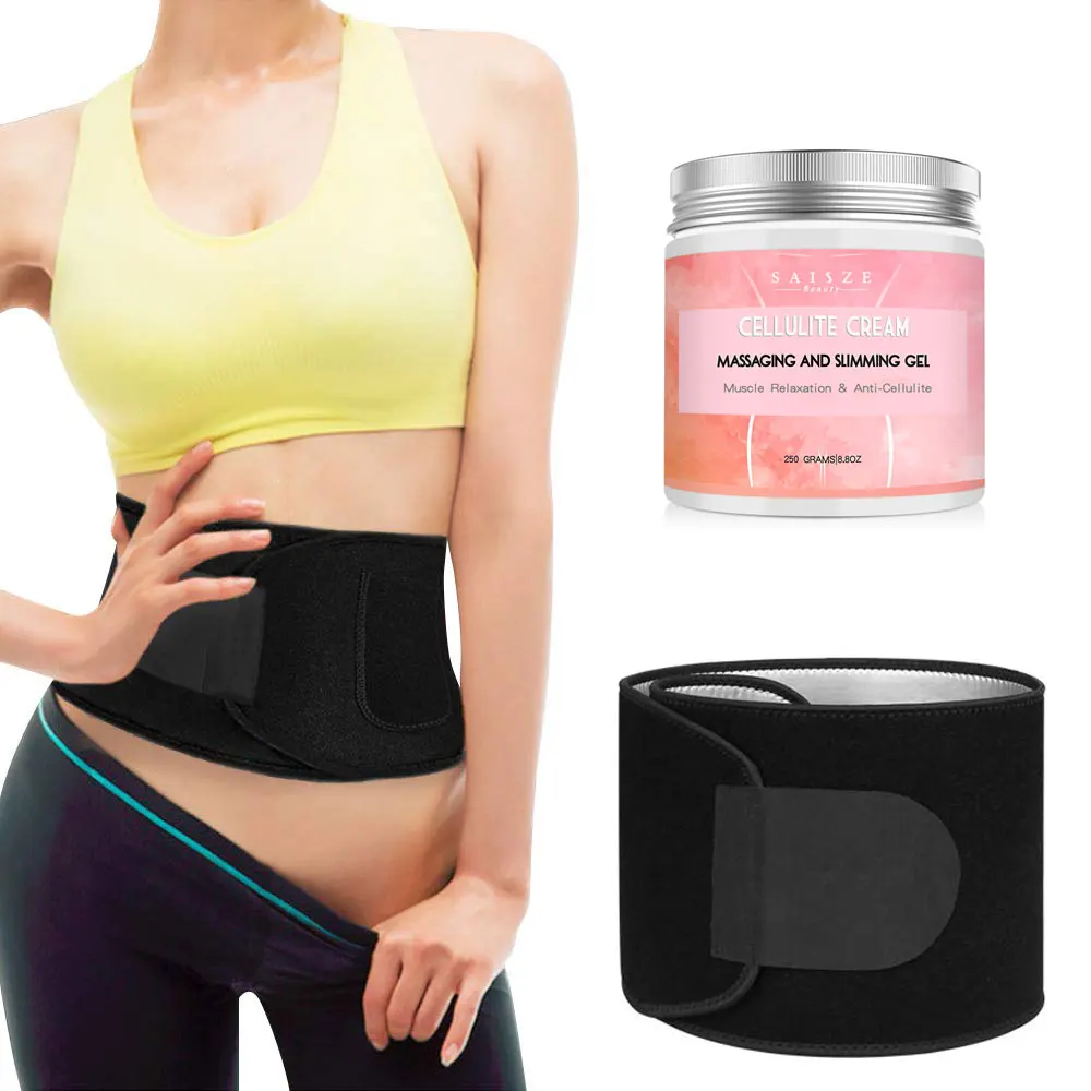 New Slimming Set Sweat Waist Trimmer Belt for Man Women with Cellulite Hot Cream Tight Muscles
New Slimming Set Sweat Waist Trimmer Belt for Man Women with Cellulite Hot Cream Tight Muscles