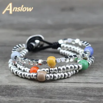 Anslow Brand Fashion Jewelry Cute Sweet Vintage Romantic Beads Handmade Leather Bracelet Korean Style Christmas Gift LOW0664LB
Anslow Brand Fashion Jewelry Cute Sweet Vintage Romantic Beads Handmade Leather Bracelet Korean Style Christmas Gift LOW0664LB