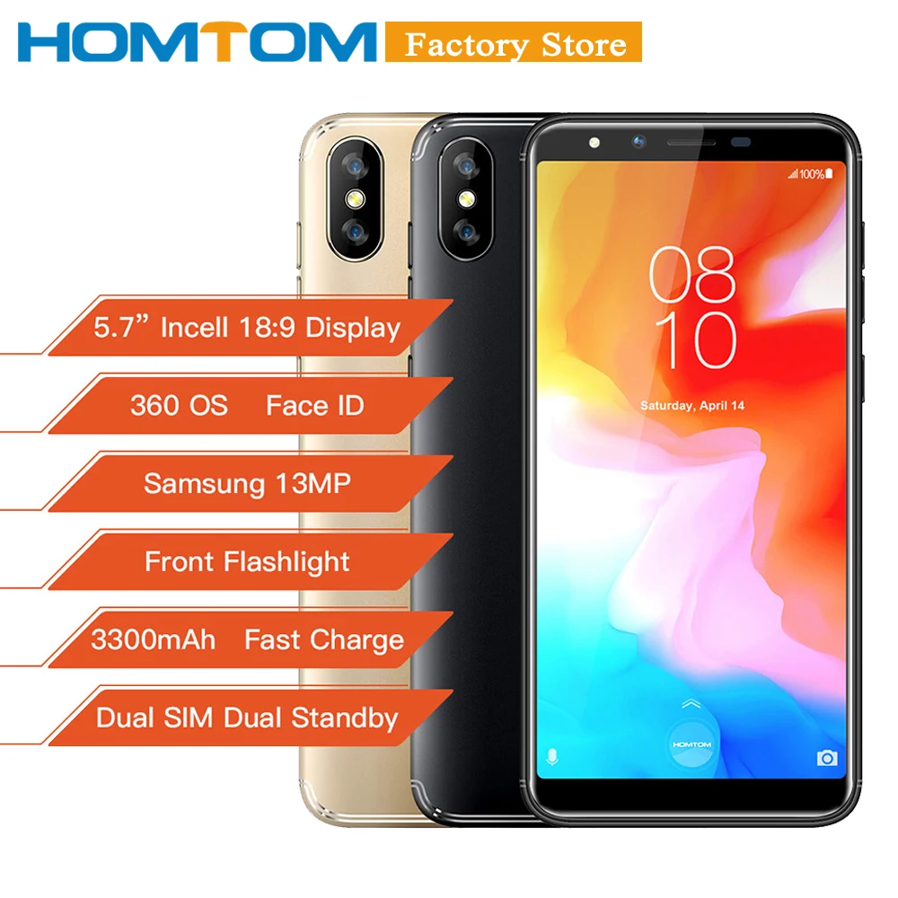 Mobile Phone 5.7inch HD Display 3GB 32GB Face ID 13MP Camera 3300mAh Fast Charge MT6739 Quad Core 4G Smartphone
Mobile Phone 5.7inch HD Display 3GB 32GB Face ID 13MP Camera 3300mAh Fast Charge MT6739 Quad Core 4G Smartphone
