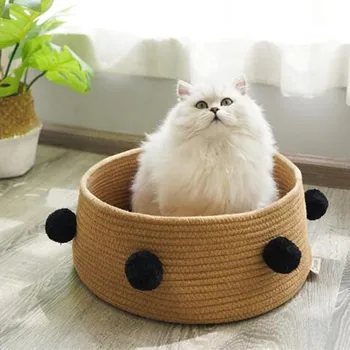 Round Cat Bed House Pet Kitty Bed Kitten Puppy Mini Pet Small Dog Bed Chihuahua Teddy Dog Mat Cat Kennel Cute
Round Cat Bed House Pet Kitty Bed Kitten Puppy Mini Pet Small Dog Bed Chihuahua Teddy Dog Mat Cat Kennel Cute