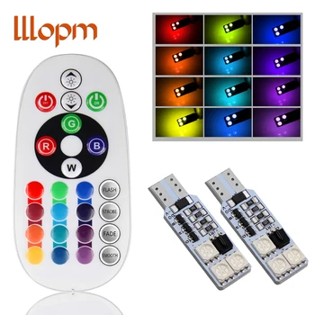 Car Interior RGB LED Car T10 6SMD 5050 Dome Led Atmosphere Light 16 Colors Bright Lamp Bulb Auto Interior Lamps Remote Control
Car Interior RGB LED Car T10 6SMD 5050 Dome Led Atmosphere Light 16 Colors Bright Lamp Bulb Auto Interior Lamps Remote Control