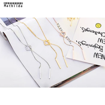 Titanium Stainless Clover Chian Disty Bar Pendant Long Necklace Gold Dipped Durable Color Necklace Women Jewelry RX083
Titanium Stainless Clover Chian Disty Bar Pendant Long Necklace Gold Dipped Durable Color Necklace Women Jewelry RX083