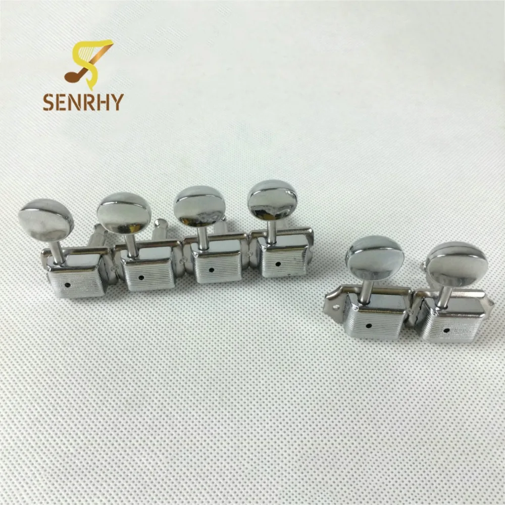 6PCS Guitar Bass Accessories Right Handed Guitar Tuning Key Tuners Split Shaft Vintage Musical Stringed Guitar Machine Heads
6PCS Guitar Bass Accessories Right Handed Guitar Tuning Key Tuners Split Shaft Vintage Musical Stringed Guitar Machine Heads