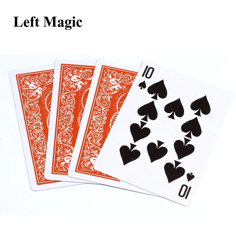 4 Karten Transformer Zaubertricks 10 zu A Karten Zauberrequisiten 10 magiXBUYRDE 