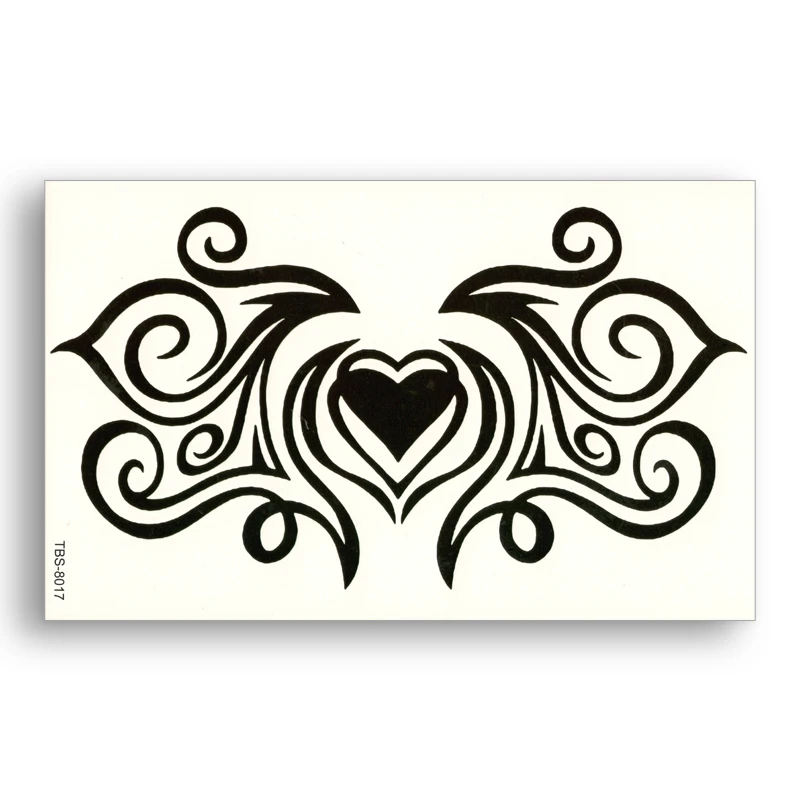 Temporary Fake tattoo Waterproof Water Transfer Tribal Totem Black mandala Stickers Heart glitter Women Men Beauty Cool Body Art
Temporary Fake tattoo Waterproof Water Transfer Tribal Totem Black mandala Stickers Heart glitter Women Men Beauty Cool Body Art