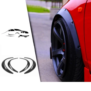 4Pcs Universal Flexible Car Fender Flares Durable Car Arch Wheel Body Eyebrow Protector Kit Mudguards Sticker Trim 
4Pcs Universal Flexible Car Fender Flares Durable Car Arch Wheel Body Eyebrow Protector Kit Mudguards Sticker Trim