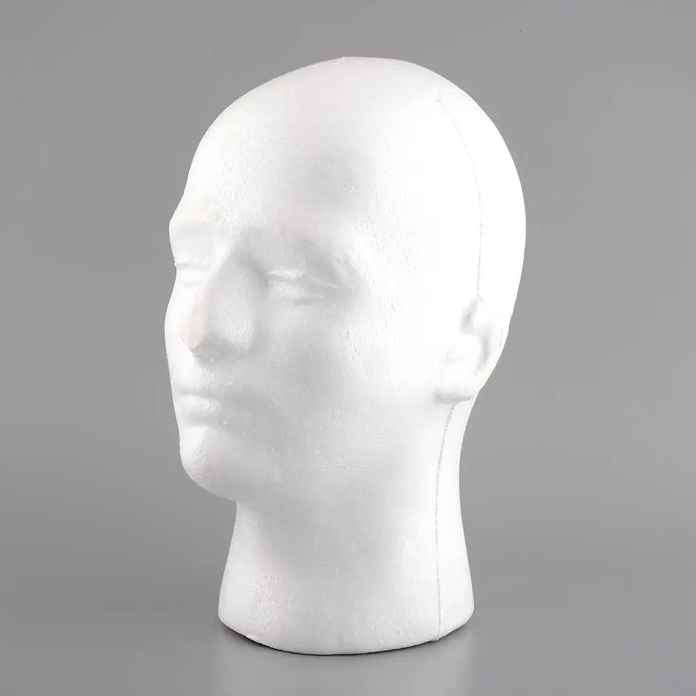 Male Styrofoam Foam Manikin Head Stand Mannequins Model Wig Glasses 54cm Manikin Head Model Glasses Display Stand
Male Styrofoam Foam Manikin Head Stand Mannequins Model Wig Glasses 54cm Manikin Head Model Glasses Display Stand