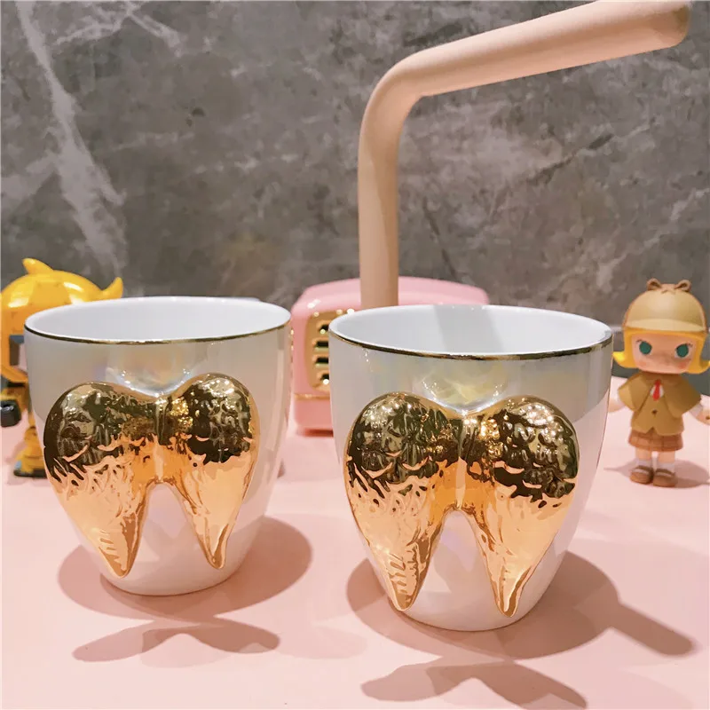 1pc Cute Mug With Gold Angel Wing Ceramic Cup Pearl White For Breakfast Coffee Latte Milk Unique Gift For Her Mom Boss 200ml
1pc Cute Mug With Gold Angel Wing Ceramic Cup Pearl White For Breakfast Coffee Latte Milk Unique Gift For Her Mom Boss 200ml