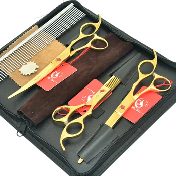 Meisha 7 inch Golden Pet Grooming Scissors Dog Cutting Shears Thinning Tesouras Cat Clippers Animals Hair Cutting Tools HB0091
Meisha 7 inch Golden Pet Grooming Scissors Dog Cutting Shears Thinning Tesouras Cat Clippers Animals Hair Cutting Tools HB0091