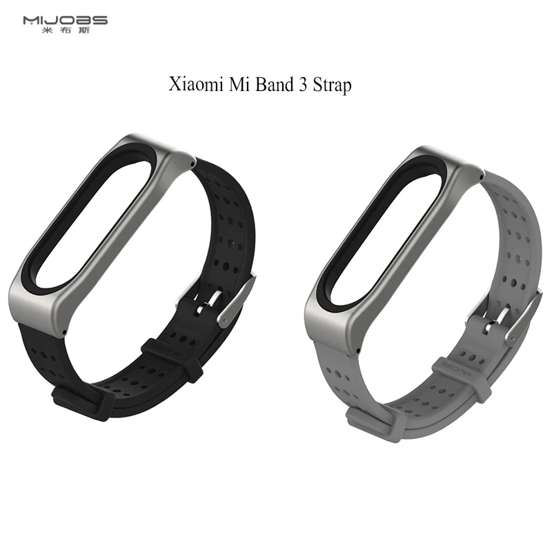 Mijobs Silicone Strap for Xiaomi Mi Band 3 Watchband Bracelet replacement miband 3 accessories Breathable Waterproof mi 3 strap
Mijobs Silicone Strap for Xiaomi Mi Band 3 Watchband Bracelet replacement miband 3 accessories Breathable Waterproof mi 3 strap