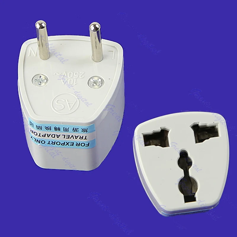 OOTDTY UK AU US to EU EURO Universal Travel Power Plug Socket Adapter Converter 220V
OOTDTY UK AU US to EU EURO Universal Travel Power Plug Socket Adapter Converter 220V
