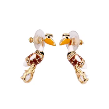 British Pelican Two Wearing Method Stud Earrings Ohrringe Pendientes Mujer Moda Jewellery Fashion Joyas Jewelry Charms Sieraden
British Pelican Two Wearing Method Stud Earrings Ohrringe Pendientes Mujer Moda Jewellery Fashion Joyas Jewelry Charms Sieraden