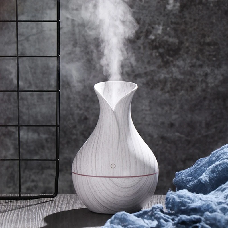 130ml USB aroma oil diffuser White Grain electric humidifier ultrasonic air humidifier aromatherapy LEDlight mist maker for home
130ml USB aroma oil diffuser White Grain electric humidifier ultrasonic air humidifier aromatherapy LEDlight mist maker for home
