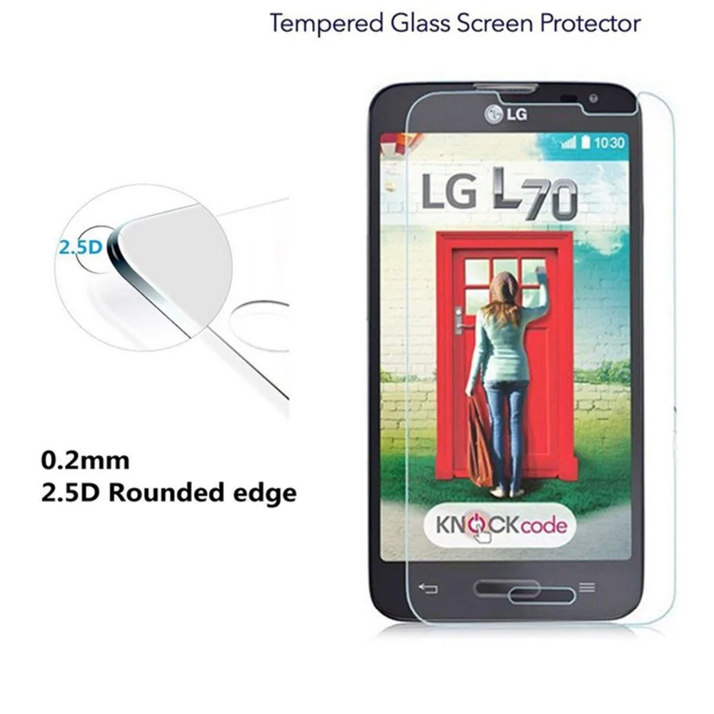 2PCS 9H HD 2.5D Tempered Glasses For LG Optimus L70 D325 MS323 Tempered Glass Screen Protector Ultra Clear Scratch Resistant 
2PCS 9H HD 2.5D Tempered Glasses For LG Optimus L70 D325 MS323 Tempered Glass Screen Protector Ultra Clear Scratch Resistant