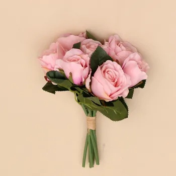 Denisfen 7 Head Rose Artificial Fake Flower Silk Floral Bouquet Bride Holding Flower Wedding Home Living Room Decoration AFR1602
Denisfen 7 Head Rose Artificial Fake Flower Silk Floral Bouquet Bride Holding Flower Wedding Home Living Room Decoration AFR1602