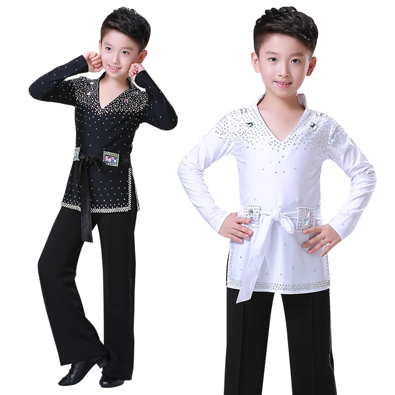New Boy Latin ballroom costume children Latin Shirt suit Rumba Samba Dancewear Latin dance competition clothes
New Boy Latin ballroom costume children Latin Shirt suit Rumba Samba Dancewear Latin dance competition clothes