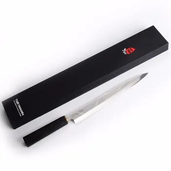 TUO CUTLERY Yanagiba Sashimi Sushi Slicing Knife -Japanese VG10 Damascus Steel Kitchen Knife - Non-slip Ergonomic Handle -10.25"
TUO CUTLERY Yanagiba Sashimi Sushi Slicing Knife -Japanese VG10 Damascus Steel Kitchen Knife - Non-slip Ergonomic Handle -10.25"