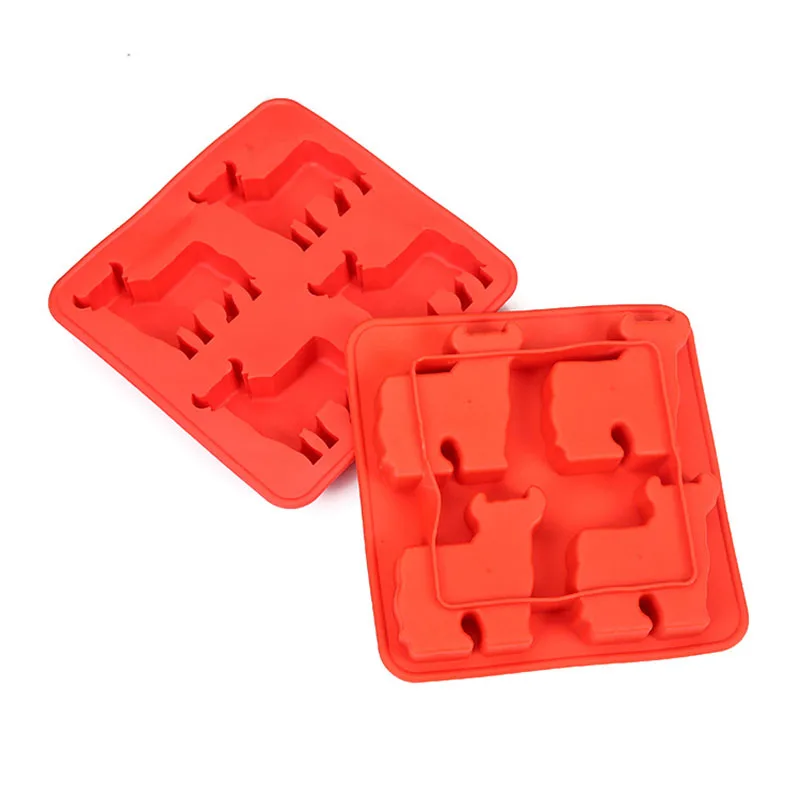 Cake Decorating 4 hole cow Ice Tray TPR mould pastry design iceberg mousse chocolate jelly TPR mold free shipping
Cake Decorating 4 hole cow Ice Tray TPR mould pastry design iceberg mousse chocolate jelly TPR mold free shipping