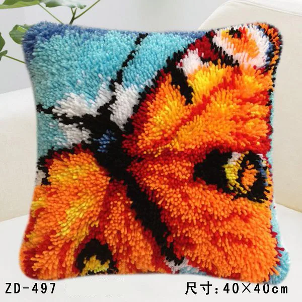 ZD497 Pillow Cushion Latch Hook Kit Embroidery DIY Craft Cross Stitch Needlework Embroidery Counted Cross-Stitching Kit Set
ZD497 Pillow Cushion Latch Hook Kit Embroidery DIY Craft Cross Stitch Needlework Embroidery Counted Cross-Stitching Kit Set