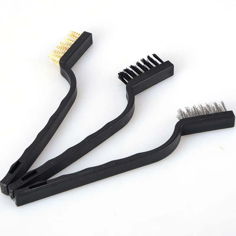 3 Pcs/set Mini Cleaning Brush Set Brass Nylon Stainless Steel Bristle Gas Stove Cleaner Kitchen Tools Accessories
3 Pcs/set Mini Cleaning Brush Set Brass Nylon Stainless Steel Bristle Gas Stove Cleaner Kitchen Tools Accessories