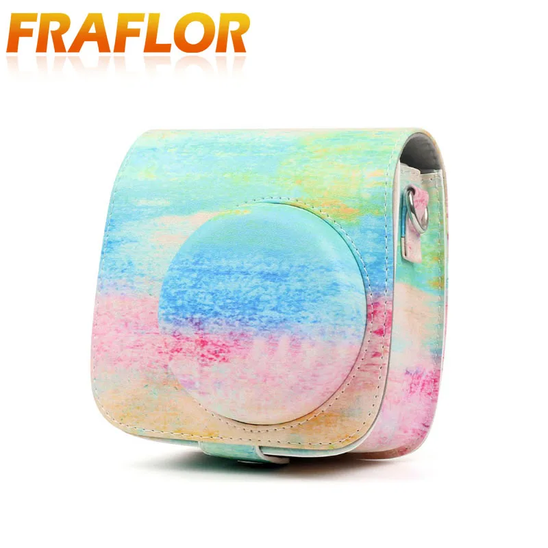 Oil Color Instax Mini 9 Case PU Leather Shoulder Strap Bag For Fuji Mini 8/8+/9 Polaroid Pouch Protector
Oil Color Instax Mini 9 Case PU Leather Shoulder Strap Bag For Fuji Mini 8/8+/9 Polaroid Pouch Protector