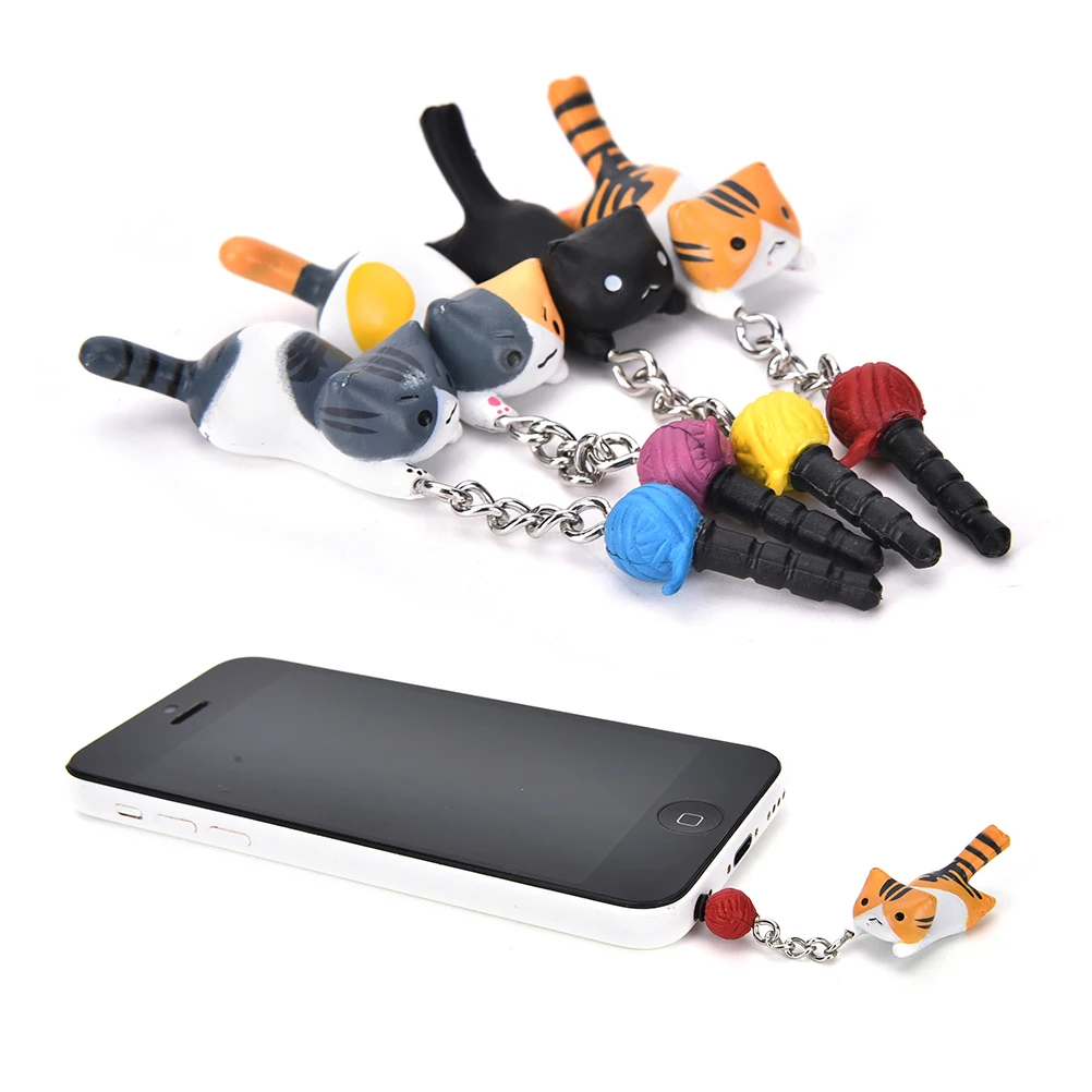 JINHF Lucky Cat Playing Ball 3.5mm Anti Dust Earphone Jack PlugSuper Cute Dust Plug Stopper Cap For Phone Wholesale
JINHF Lucky Cat Playing Ball 3.5mm Anti Dust Earphone Jack PlugSuper Cute Dust Plug Stopper Cap For Phone Wholesale