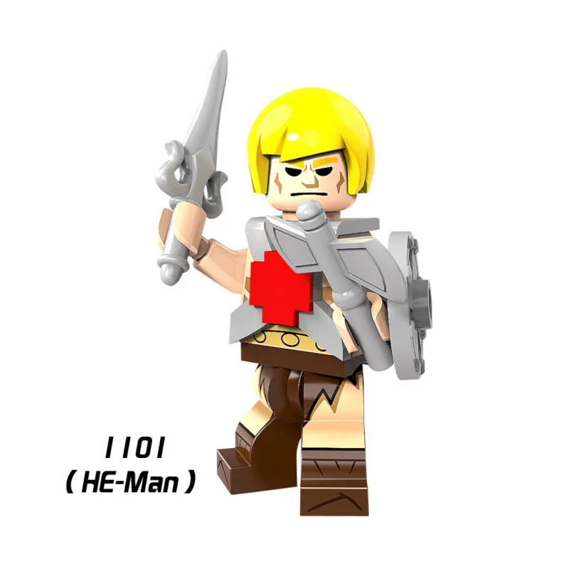 Single Sale Super Heroes Star Wars 1101 He-Man Model Mini Building Blocks Figure Bricks Toys kids gift Compatible Legoed Ninjaed
Single Sale Super Heroes Star Wars 1101 He-Man Model Mini Building Blocks Figure Bricks Toys kids gift Compatible Legoed Ninjaed