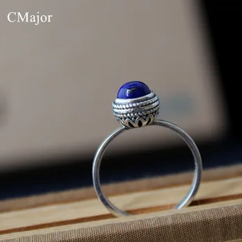 CMajor 925 sterling silver jewelry elegant classical style natural lapis lazuli rings for women best friend gift
CMajor 925 sterling silver jewelry elegant classical style natural lapis lazuli rings for women best friend gift
