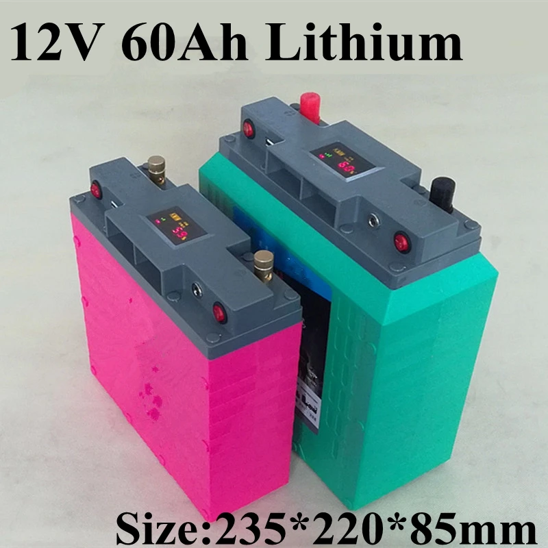 Large capacity 12V 60AH Solar lithium ion battery Mobile power for Xenon lights UPS Rechargeable battery power bank bag
Large capacity 12V 60AH Solar lithium ion battery Mobile power for Xenon lights UPS Rechargeable battery power bank bag