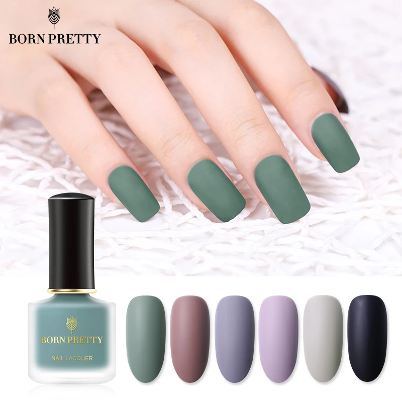 BORN PRETTY 6ml Matte Nail Polish Manicure Painting Nail Art Lacquer Black Purple Varnish Design
BORN PRETTY 6ml Matte Nail Polish Manicure Painting Nail Art Lacquer Black Purple Varnish Design