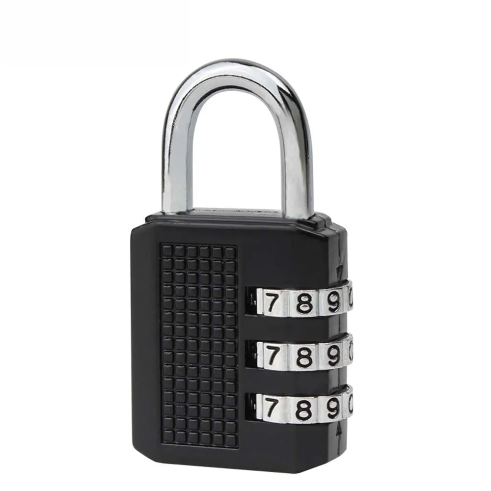 Фото Mini 4 Digit Password Lock Combination Zinc Alloy Security Suitcase Luggage Coded Cupboard Cabinet Locker Padlock | Безопасность и