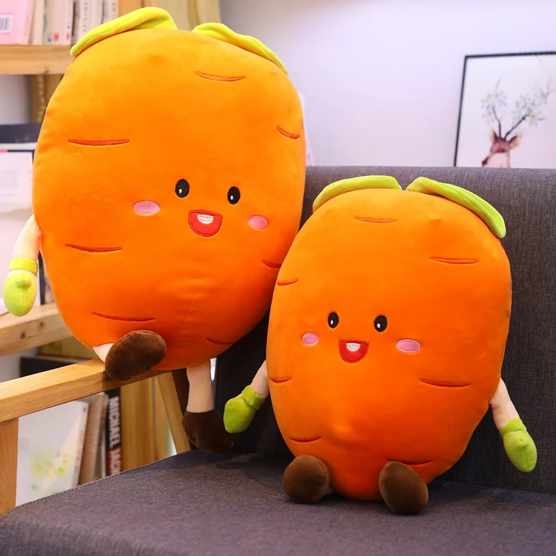 50/60cm Creative Simulation Fat Carrot Plush Toy Stuffed Plant With Down Cotton Super Soft Pillow Cushions Lovely Gift For Girl
50/60cm Creative Simulation Fat Carrot Plush Toy Stuffed Plant With Down Cotton Super Soft Pillow Cushions Lovely Gift For Girl