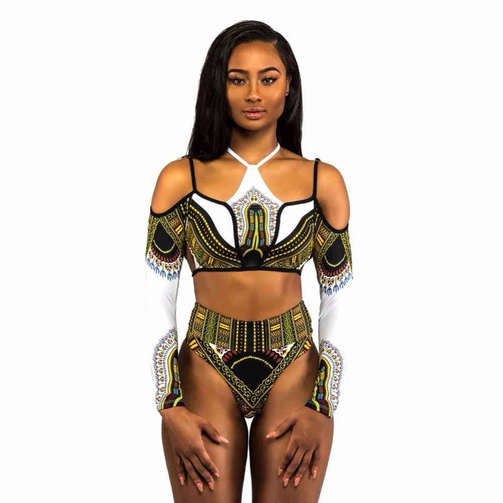 High Waist African Thong Bikini Set Swimwear Women Swimsuit 2019 Swim Bathing Suit Bather Top Push up Brazilian Tanga Beach Wear
High Waist African Thong Bikini Set Swimwear Women Swimsuit 2019 Swim Bathing Suit Bather Top Push up Brazilian Tanga Beach Wear