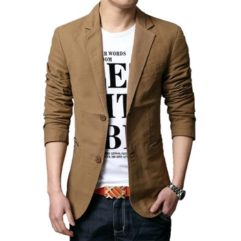 New Slim Fit Casual jacket Cotton Men Blazer Jacket Single Button Mens Suit Jacket 2018 Autumn Patchwork Coat Male Suite 6Xl
New Slim Fit Casual jacket Cotton Men Blazer Jacket Single Button Mens Suit Jacket 2018 Autumn Patchwork Coat Male Suite 6Xl