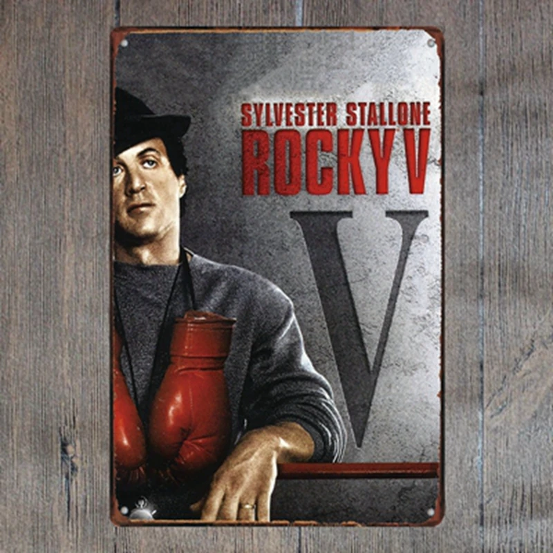 fashion 20*30cm ROCKY MOVIE SERIES SYLVESTER STALLONE Tin Sign outdoor Wall Art decoration Bar Metal Paintings
fashion 20*30cm ROCKY MOVIE SERIES SYLVESTER STALLONE Tin Sign outdoor Wall Art decoration Bar Metal Paintings