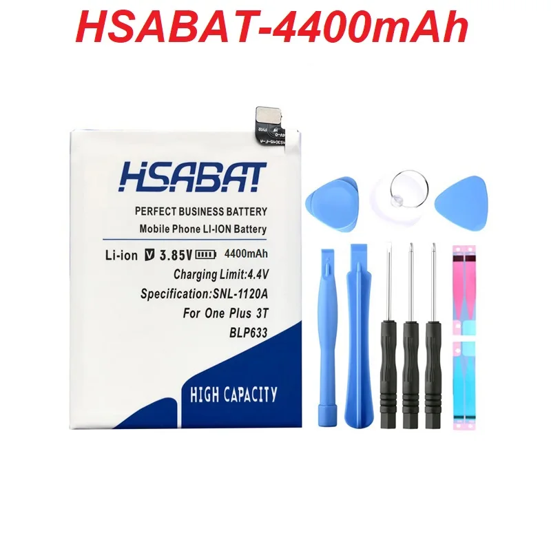 HSABAT BLP633 100% Tested New High Quality 4400mAh Battery for OnePlus 3T A3010 1+ 3T Phone OnePlus 3 in stock
HSABAT BLP633 100% Tested New High Quality 4400mAh Battery for OnePlus 3T A3010 1+ 3T Phone OnePlus 3 in stock