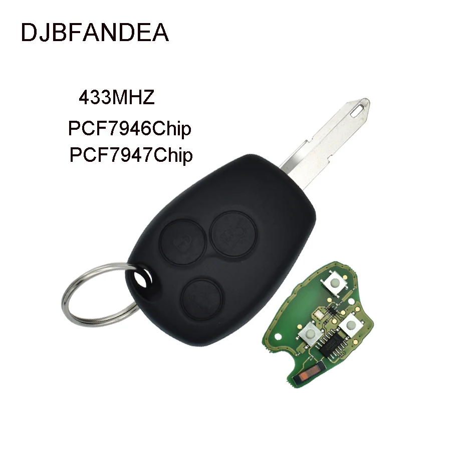 DJBFANDEA 433mhz 3 Buttons Remote Key for Renault Trafic Vivaro Primastar Movano Replacement Keyless Entry Fob 206 NE73 Blade
DJBFANDEA 433mhz 3 Buttons Remote Key for Renault Trafic Vivaro Primastar Movano Replacement Keyless Entry Fob 206 NE73 Blade