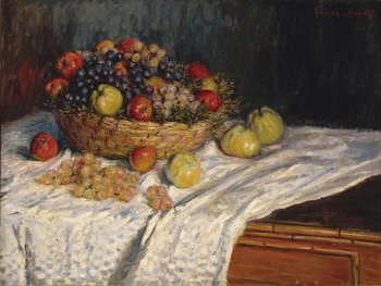 Monet Painting Fruit Basket With Apples And Grapes Art Painting Home Decorative Canvas Painting For Home wall Decoration Custom
Monet Painting Fruit Basket With Apples And Grapes Art Painting Home Decorative Canvas Painting For Home wall Decoration Custom