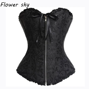 Steel Bone Waist Corset Zipper Waist Trainer Women Firm Corsets Slimming Waist Control Corsets Overbust
Steel Bone Waist Corset Zipper Waist Trainer Women Firm Corsets Slimming Waist Control Corsets Overbust