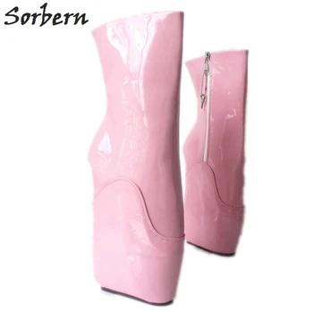 Sorbern Pink Hidden Wedge Ballet Shoes Side Zipper Women Boots Sexy Fetish Heels Custom Ankle Boots Heel Ballet Heelless Shoes
Sorbern Pink Hidden Wedge Ballet Shoes Side Zipper Women Boots Sexy Fetish Heels Custom Ankle Boots Heel Ballet Heelless Shoes