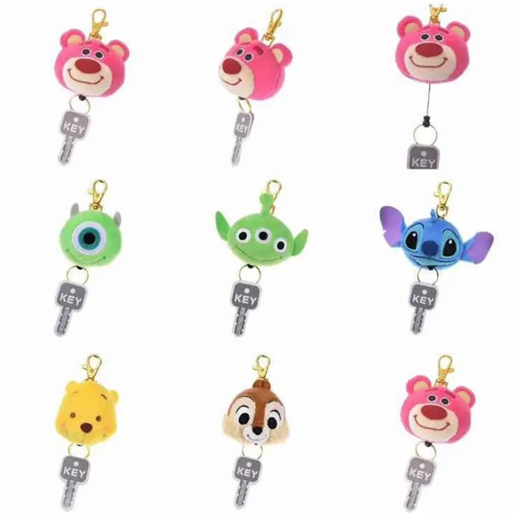 Plush Keychain Mini Cartoon Pendant Doll Dale Alien Strawberry bear Stitch Michael Wazowski Cute Plush Doll
Plush Keychain Mini Cartoon Pendant Doll Dale Alien Strawberry bear Stitch Michael Wazowski Cute Plush Doll