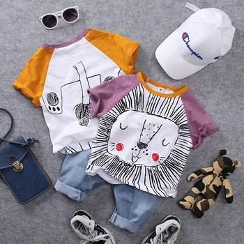 2-8Y new 2019 summer boys casual fashion style cartoon patchwork O-neck t shirt 1pc comfortable boys t shirt kids clothing
2-8Y new 2019 summer boys casual fashion style cartoon patchwork O-neck t shirt 1pc comfortable boys t shirt kids clothing
