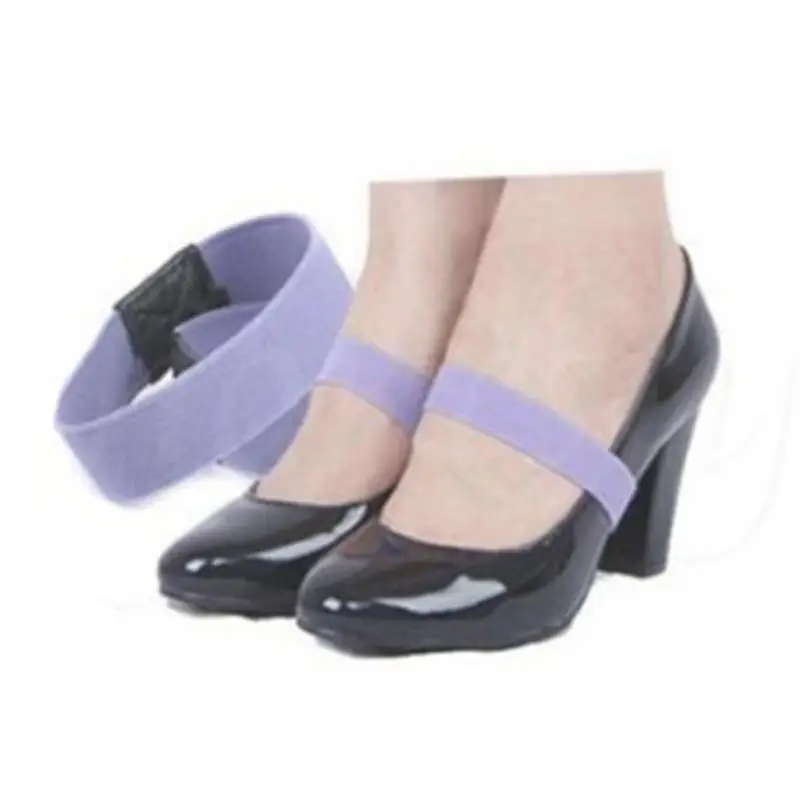 Цветные эластичные шнурки однотонные используемые для обуви на высоком каблуке
