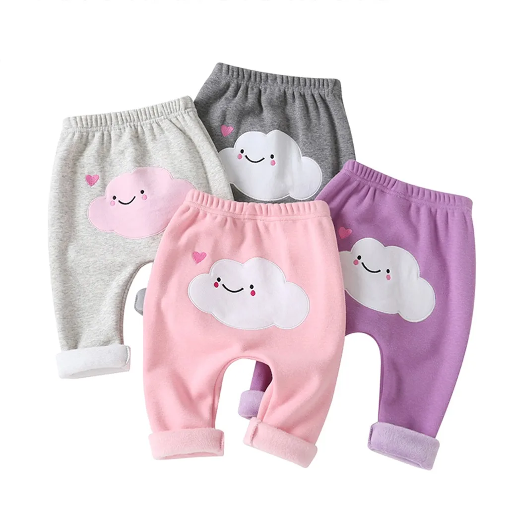 

TELOTUNY Fashion Pants Lovely Baby Newborn Children Kids Baby Boys Girls Cartoon Clouds Keep Warm Leggings Trousers Pants Z0129