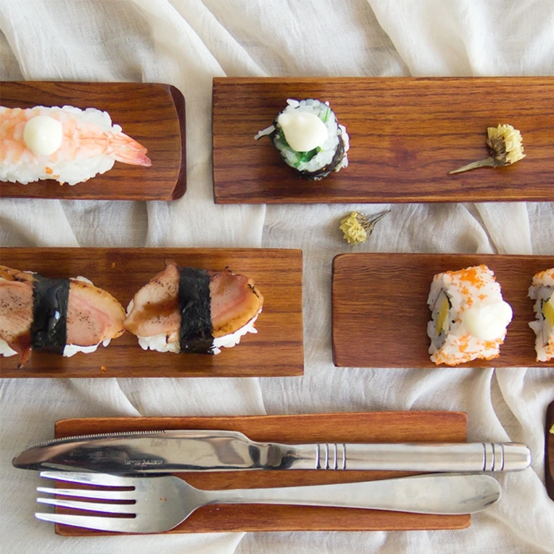 Newest Wooden Dumplings Sushi Serving Tray Oblong Plate Salad Bread Dishes Feb-26
Newest Wooden Dumplings Sushi Serving Tray Oblong Plate Salad Bread Dishes Feb-26