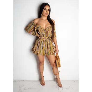 Spring Summer Women Jumpsuit Bodycon Playsuit Bodysuit Overalls Rompers Plus Size Striped Color Bandage Casual Jumpsuits
Spring Summer Women Jumpsuit Bodycon Playsuit Bodysuit Overalls Rompers Plus Size Striped Color Bandage Casual Jumpsuits