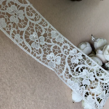 5 Yards Beautiful White Venise Lace Trim Embroidered Floral Garment Ribbon For Headband, Wedding Party Gift, DIY Accessories
5 Yards Beautiful White Venise Lace Trim Embroidered Floral Garment Ribbon For Headband, Wedding Party Gift, DIY Accessories